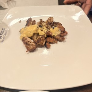 MOLLEJA EN SALSA DE MOSTAZA