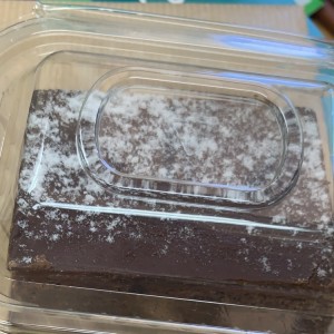 salad caramel brownie