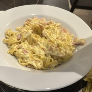 Spaghettini a la carbonara