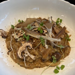 risotto de hongos