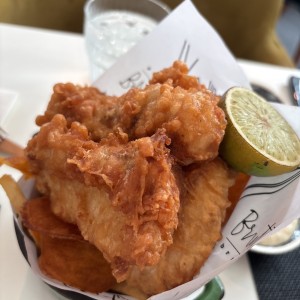FISH, CHIPS AND MORE CHIPS