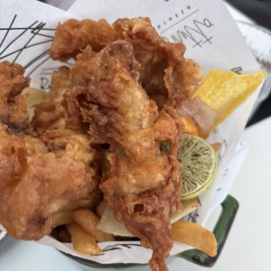 FISH, CHIPS AND MORE CHIPS