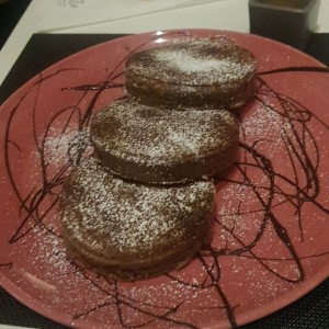 pancakes de chocolate