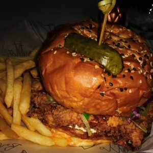 chicken burger
