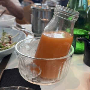 Jugo natural de Zanahoria