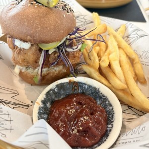 Hamburguesa de pollo