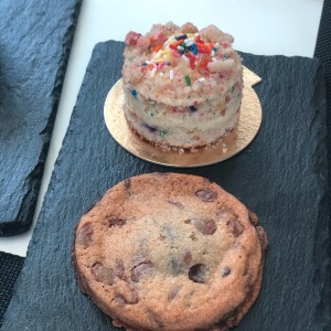 birthday cake ? chocolate chip cookie
