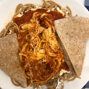 Spaguetti con Pollo