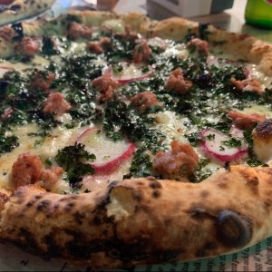 Chorizo con kale