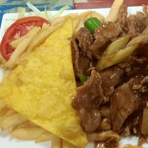 combo de bistec picado