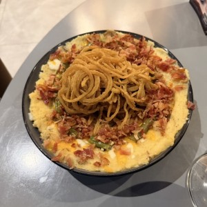 Pollo con puré 