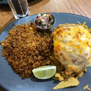 Pollo gratinado.
