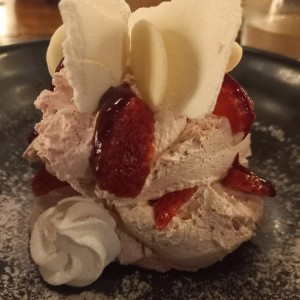 Fresas con crema