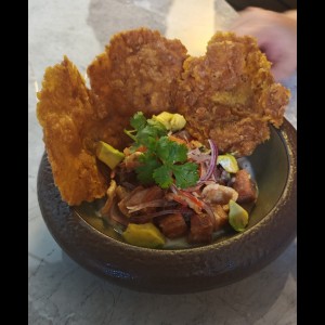 Small Plates - CEVICHE PORK BELLY