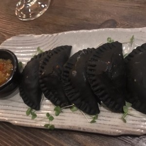 black empanadas