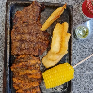 Ribeye Steak + Pechuga de Pollo 
