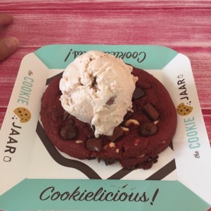 galleta con helado