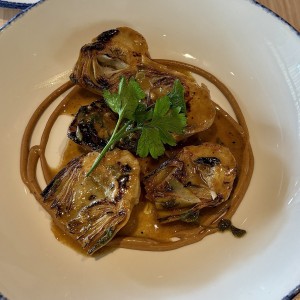 Alcachofa a la brasa