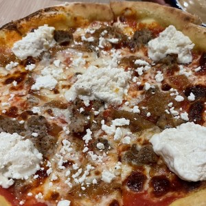 Pizza Glutten Free de salchiccia