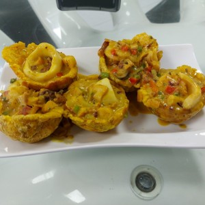 Patacones rellenos mixtos