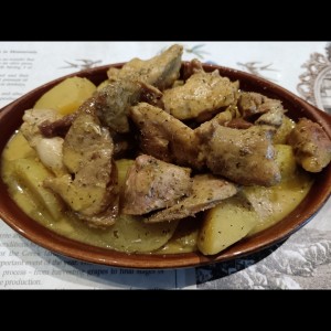 Mixto de pollo, puerco y chorizo 
