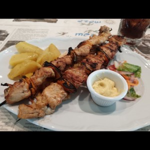 Pinchos de pollo