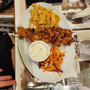 pincho de pollos