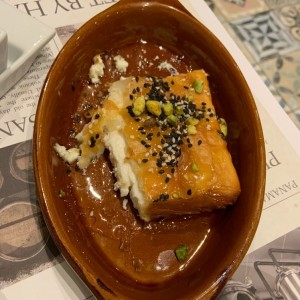 postre de relleno de crema