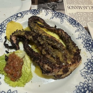 Pulpo a la parrilla