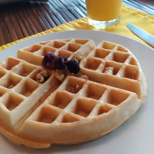 Waffles sin gluten 