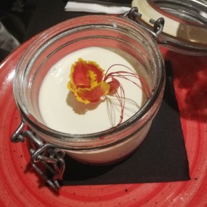 Panna Cotta con Nutella y Confitura Casera de Fresa