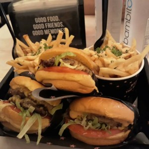 Hamburguesas de queso sencillas