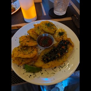 filete de pescado al ajillo