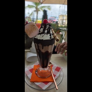 milk shake de chocolate