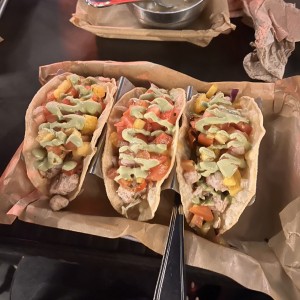 Grilled Fish - 3 Fish Tacos
