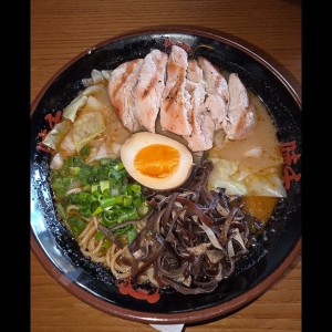 chargrilled chicken ramen