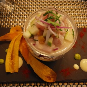 ceviche con yougurt