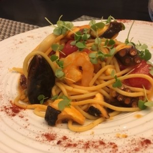 spaguetti mariscos