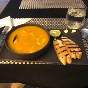sopa de Mariscos