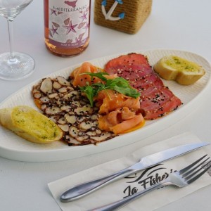 Entradas - Trio de carpaccio