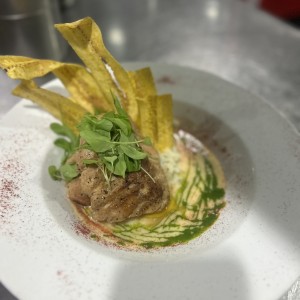 Filete de peecado en salsa de coco y mango