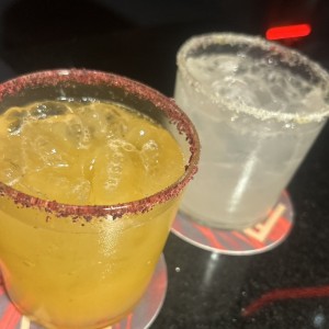 Margaritas de sabores maracuya limon