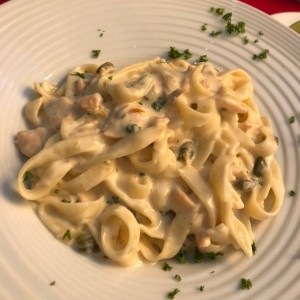 linguinis de salmon