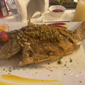 Pescado frito