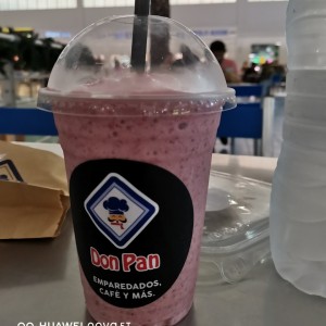 Batido de fresa con leche