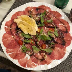 carpaccio de res