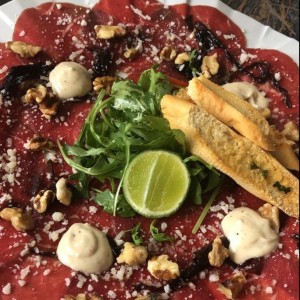 carpaccio de res