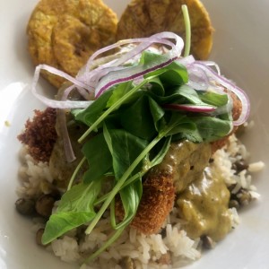 Corvina al curry
