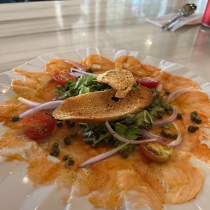 Carpacio de salmon