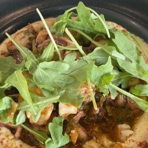 Pulpo y humus